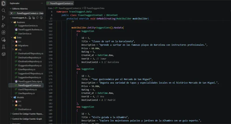 Base de datos y ORM