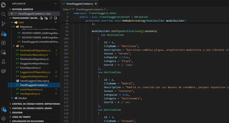 Base de datos y ORM
